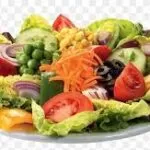 Assiette de salade.
